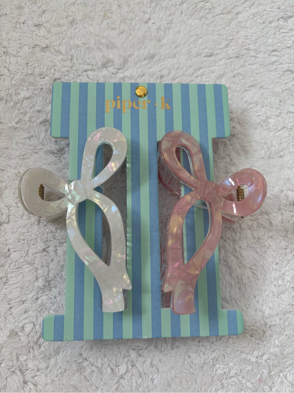 Piper K Bow Hair Clips 🎀